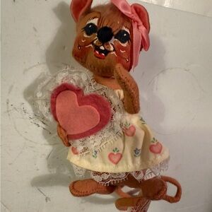 Annalee Brown Mouse Plush with White Tag